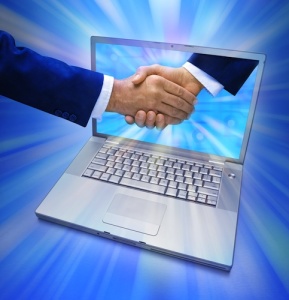 Internet buyer handshake