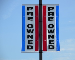 Pre-owned car banner